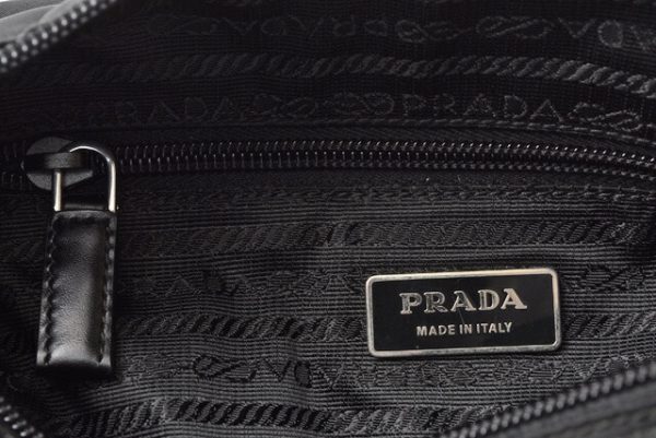 m 210810 09 p 8 Prada Shoulder Bag Tessuto Black