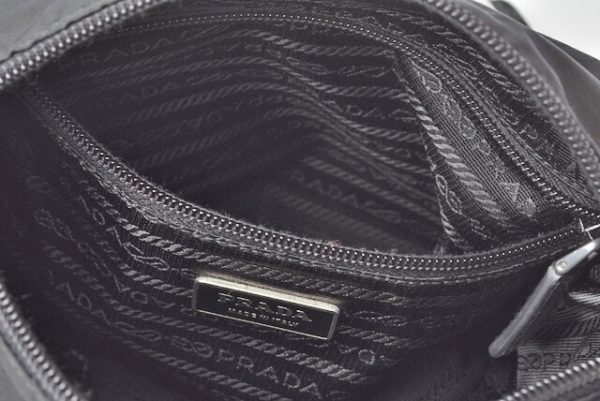 m 210810 09 p 9 Prada Shoulder Bag Tessuto Black