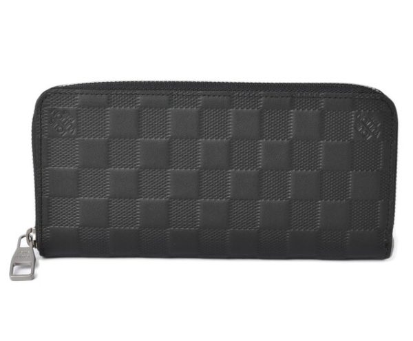 m 210810 12 lv 1 Louis Vuitton Long Wallet Zippy Wallet Damier Infini OnyBlack