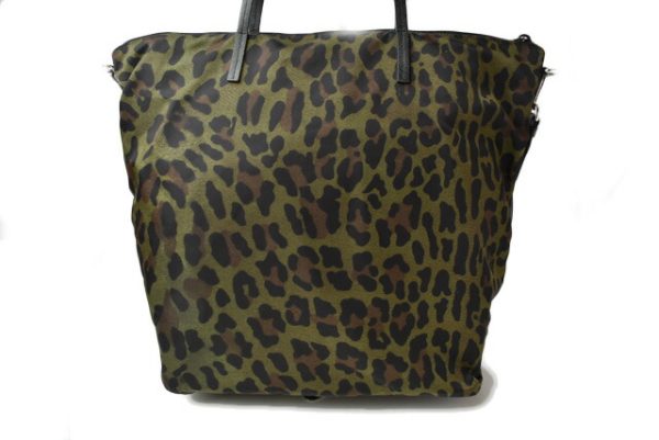 m 210810 38 p 4 Prada 2Way Shoulder Bag Tote Bag Leopard Army Series