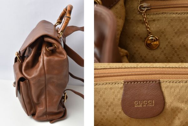 m 210810 41 g 3 Gucci Rucksack Bamboo Brown