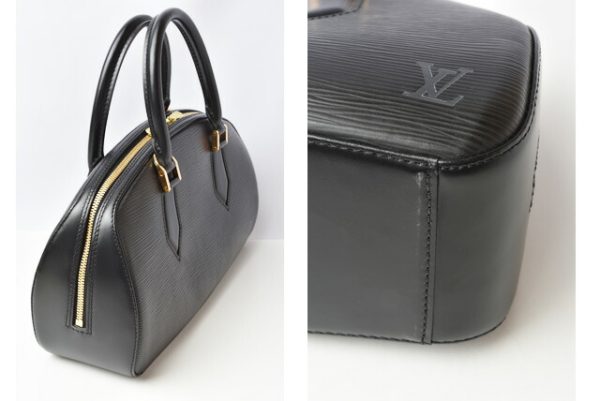 m 210810 49 lv 3 Louis Vuitton Jasmine Handbag Epi Noir