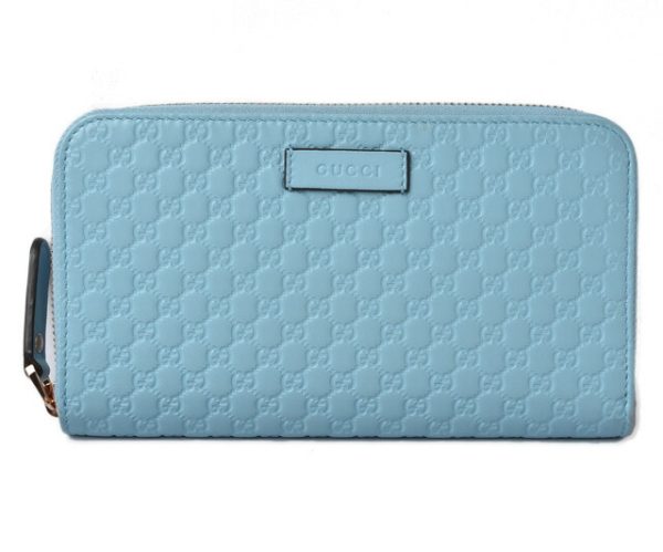 m 210810 64 g 1 Gucci Wallet Micro Guccisima Blue