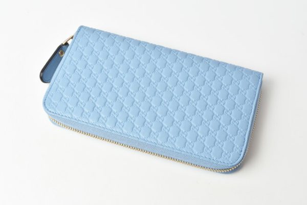 m 210810 64 g 3 Gucci Wallet Micro Guccisima Blue