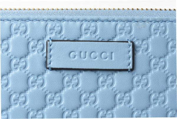 m 210810 64 g 4 Gucci Wallet Micro Guccisima Blue