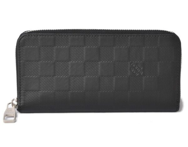 m 210810 69 lv 1 Louis Vuitton Vasco Wallet Zippy Damier Infini Black