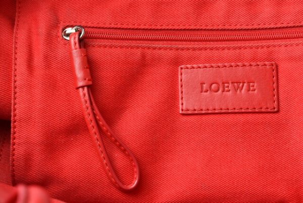 m 210810 72 lo 12 Loewe Anagram Shopper Tote Red