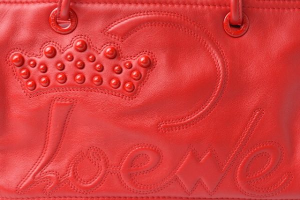 m 210810 72 lo 3 Loewe Anagram Shopper Tote Red