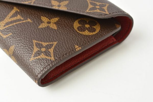 m 711 5 Louis Vuitton Long Wallet Portefeuille Josephine Rouge