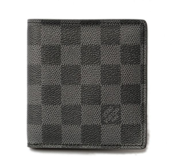 m 935 1 Louis Vuitton Porte Bier 10 Damier Graphite Wallet Black