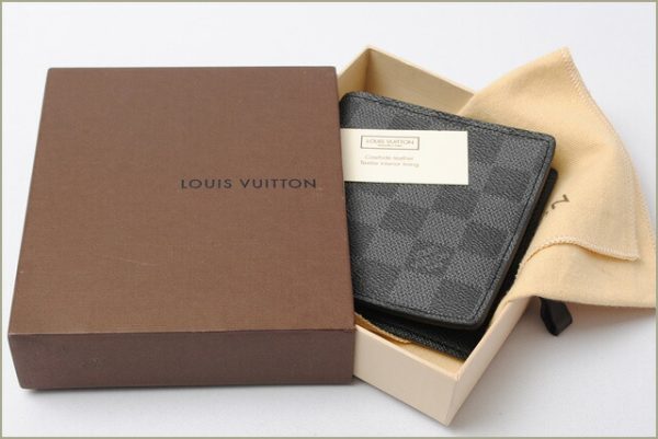 m 935 6 Louis Vuitton Porte Bier 10 Damier Graphite Wallet Black