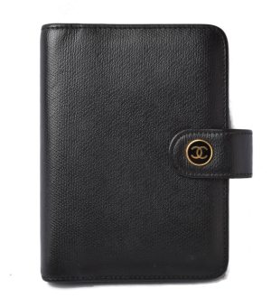 m210910 06 ch 1 Loewe Puzzle Edge Slim Compact Wallet Mini Black