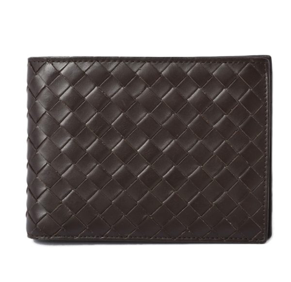 m210910 13 bv 1 Bottega Veneta Wallet Intrecciato Brown