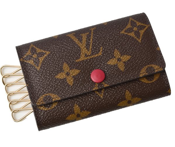 m210910 16 lv 1 Louis Vuitton Key Case Multicle Monogram Fuchsia