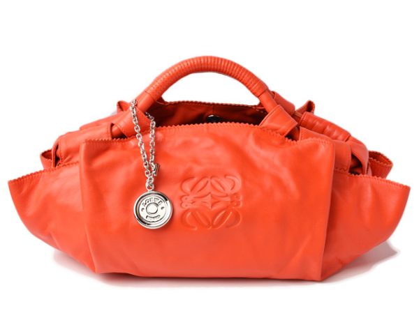 m21091b 13 lo 1 Loewe Nappa Aire Handbag Mistral Orange