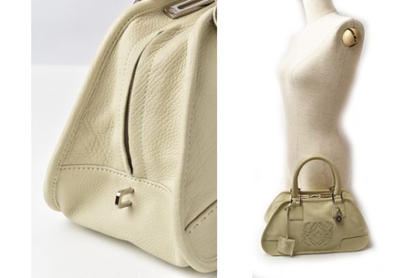 m21091b 37 lo 2 Loewe Mini Bag Anagram Cream