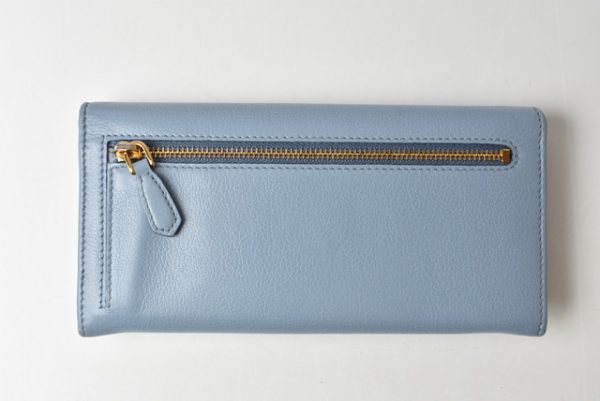 m21091b 48 p 2 Prada Long Wallet Pass Case Astrale Blue