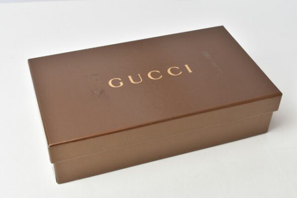 m21091b 57 g 10 Gucci Medium Wallet GG Crystal Brown Beige