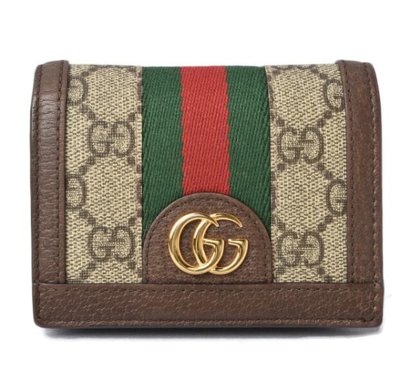 m21091b 9 g 1 Gucci Mini Wallet Ophidia Beige Brown