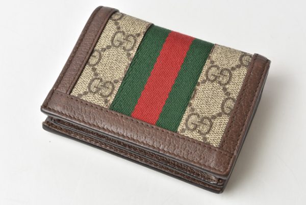 m21091b 9 g 2 Gucci Mini Wallet Ophidia Beige Brown