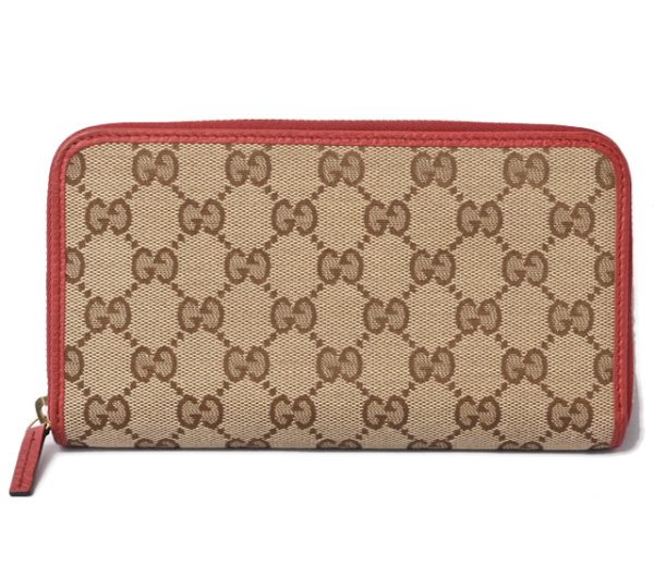 m211010 17 g 1 Gucci Long Wallet GG Beige