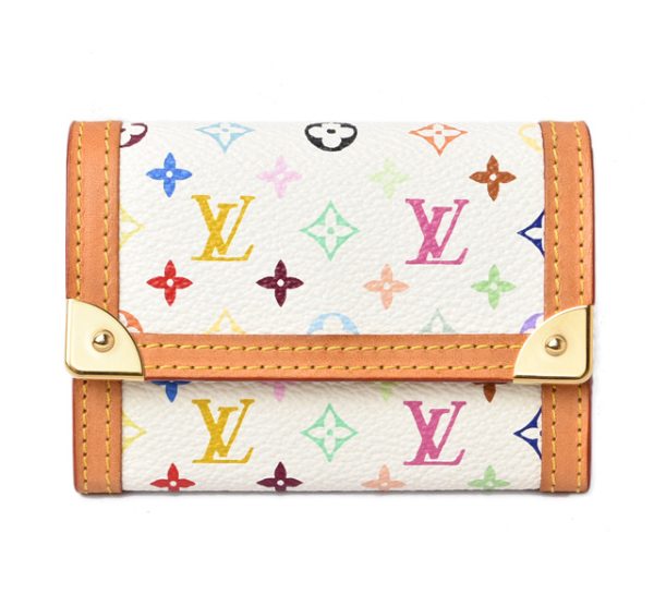 m211010 29 lv 1 Louis Vuitton Portomone Coin Case Monogram Multicolor Bronze