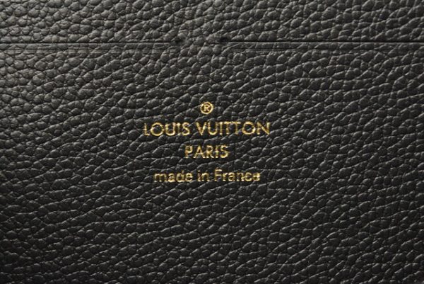 m211010 38 lv 8 Louis Vuitton Long Wallet Portefeuille Clemence Monogram Empreinte Noir