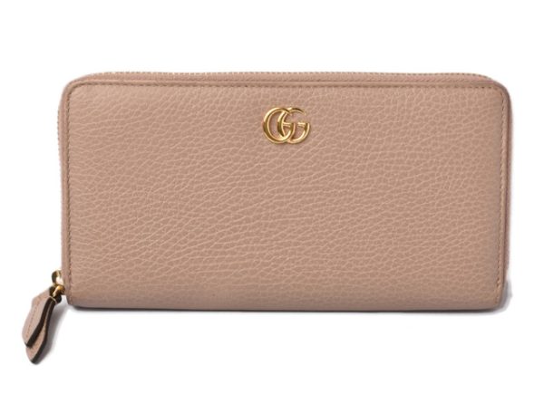 m211010 40 g 1 Gucci Wallet Petit Marmont Pink Beige