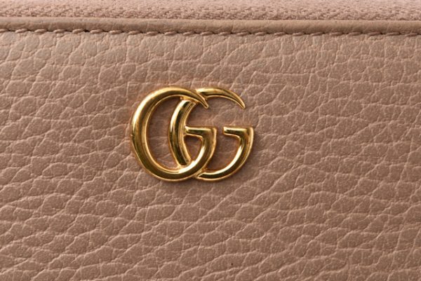 m211010 40 g 3 Gucci Wallet Petit Marmont Pink Beige