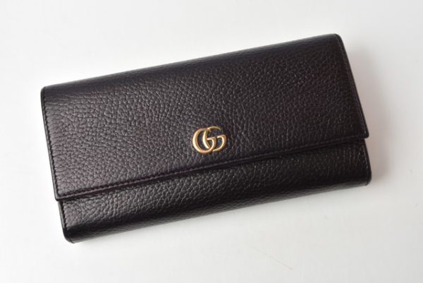 m211010 46 g 2 Gucci Wallet Petit Marmont Black