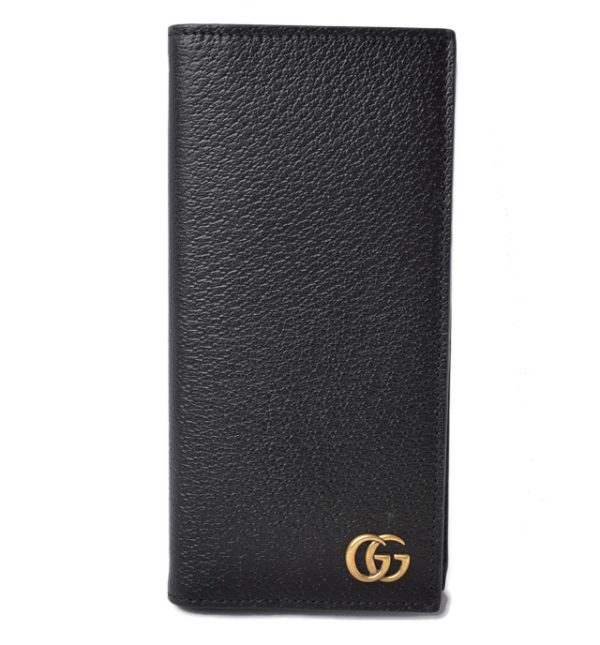 m211010 47 g 1 Gucci Wallet GG Marmont Black