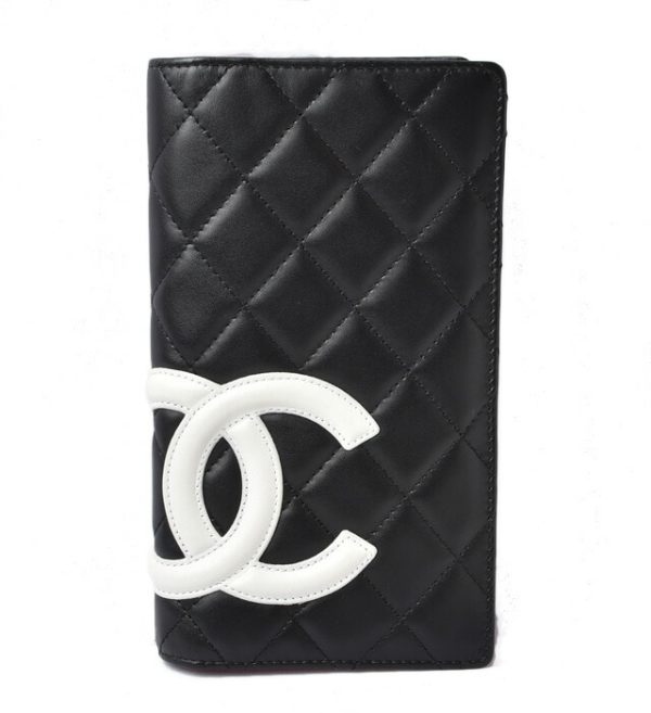 m211010 50 ch 1 CHANEL Long Wallet Cambon Black