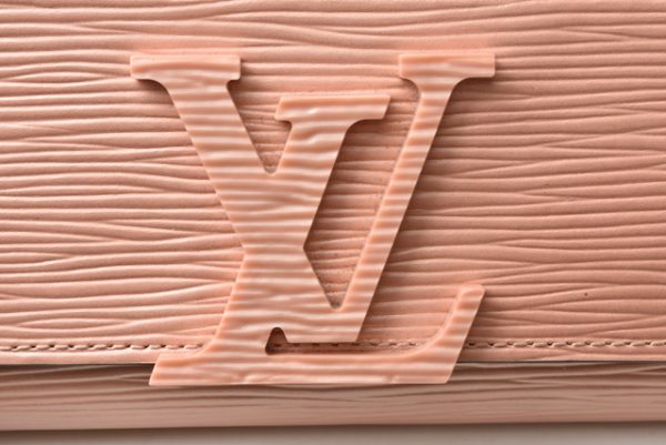 m211010 51 lv 3 Louis Vuitton Long Wallet Portefeuil Sala Epi Rose Nacre