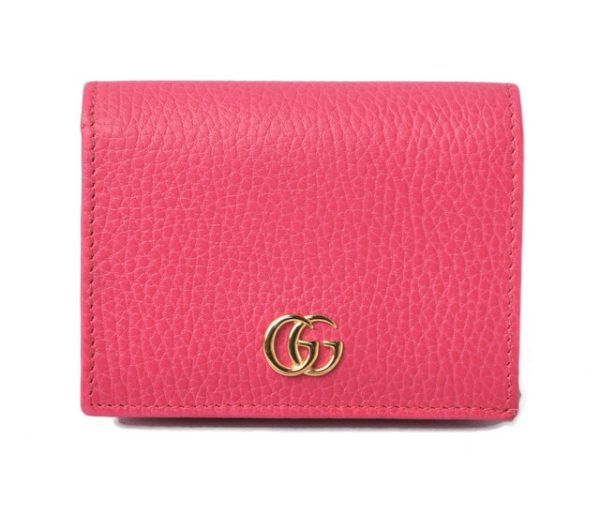 m211010 58 g 1 Gucci Mini Wallet Petite Marmont Pink