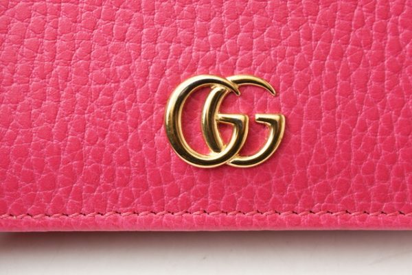 m211010 58 g 3 Gucci Mini Wallet Petite Marmont Pink