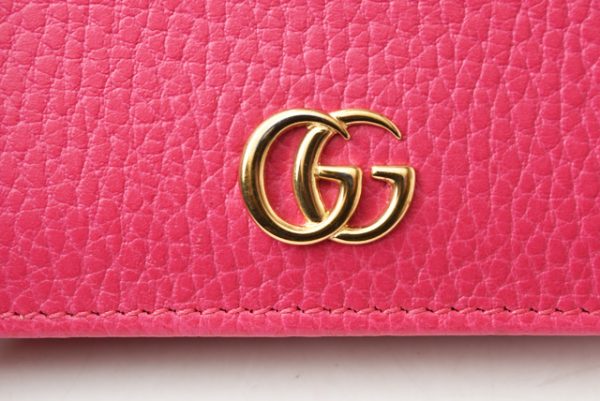 m211010 58 g 3 Gucci Mini Wallet Petit Marmont Pink