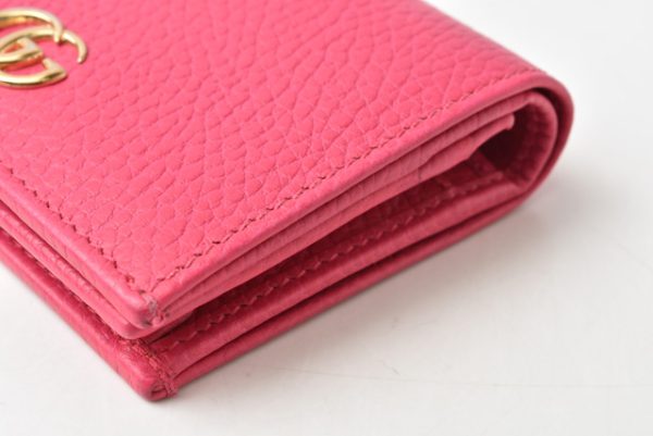 m211010 58 g 4 Gucci Mini Wallet Petit Marmont Pink