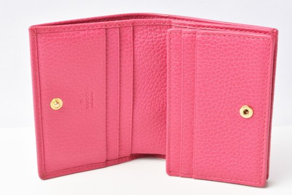 m211010 59 g 4 Gucci Mini Wallet Petite Marmont Pink