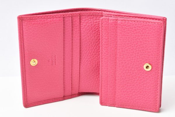 m211010 59 g 4 Gucci Mini Wallet Petite Marmont Pink