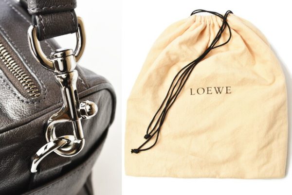 m211110 05 lo 13 Loewe Tote Bag 2way Anagram Gunmetal