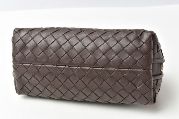 m211110 14 bv 8 Bottega Veneta Pouch Intrecciato Nappa Brown