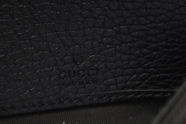 m211110 21 g 11 Gucci Long Wallet Petit Marmont Black