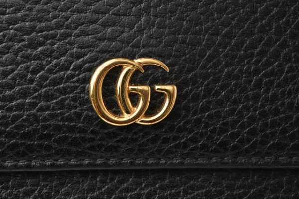 m211110 21 g 2 Gucci Long Wallet Petit Marmont Black