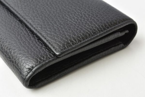 m211110 21 g 9 Gucci Long Wallet Petit Marmont Black