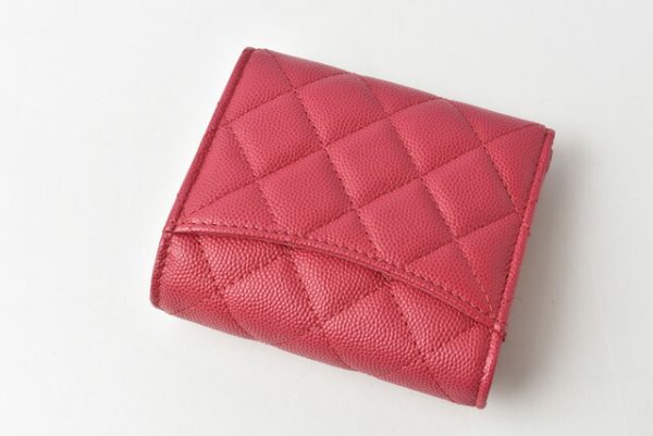 m211110 31 ch 2 CHANEL Small Flap Wallet Caviar Skin Pink