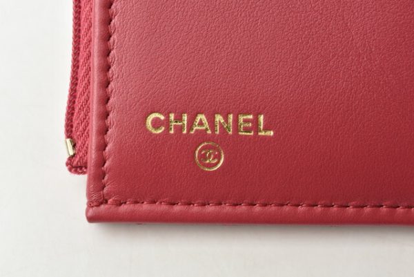 m211110 31 ch 7 CHANEL Small Flap Wallet Caviar Skin Pink