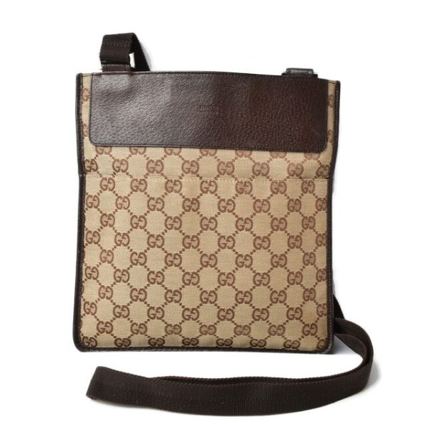 m211210 08 g 1 Gucci Messenger Bag GG Brown Beige