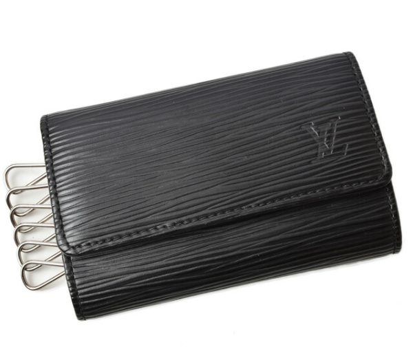 m211210 14 lv 1 Louis Vuitton Epi Noir 6 Key Case