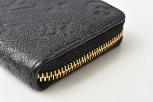 m211210 15 lv 4 Louis Vuitton Clemence Wallet Long Empreinte Noir Black