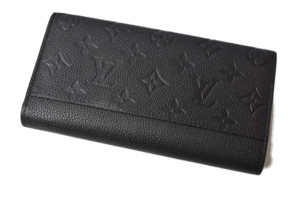 m211210 17 lv 5 Louis Vuitton Portefeuille Sarah Monogram Empreinte Noir